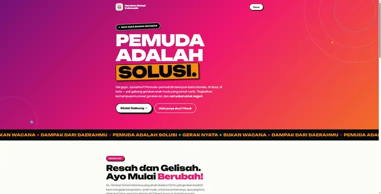 Halaman muka Gerakan Solusi Indonesia