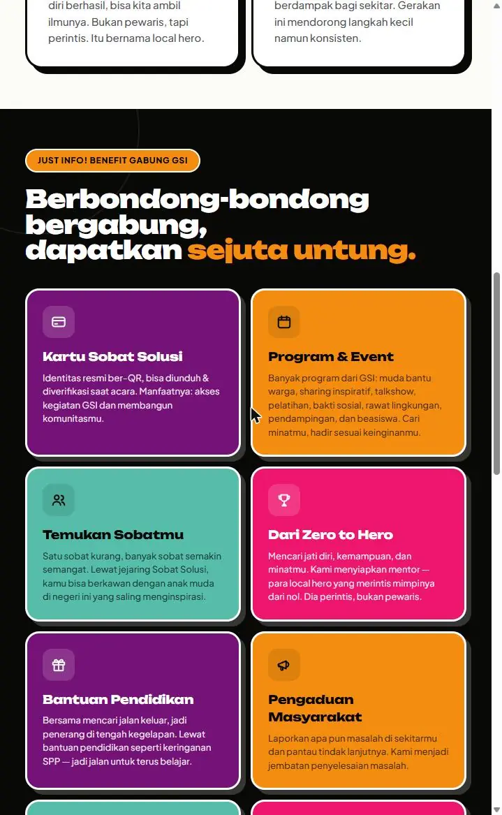 Rangkuman manfaat keanggotaan